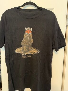 Mossy Oak Black Mr. Fox Graphic Tee